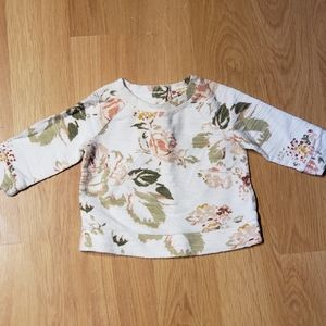 Baby Gap Floral shirt size 3-6 months